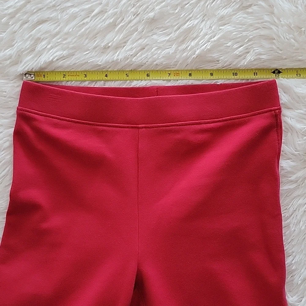 Children's Place Pull On Flare Pants Red Ankle Slits Girls Size 12